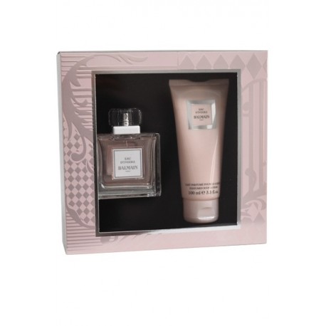 BALMAIN EAU D´IVOIRE EDT 50 ML + B/L 100 ML SET REGALO