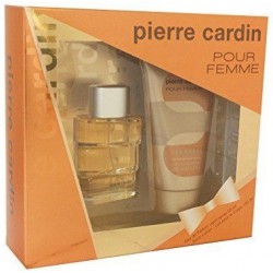 PIERRE CARDIN POUR FEMME EDP 50ML VP + B/L 150 ML SET .SIN CAJA