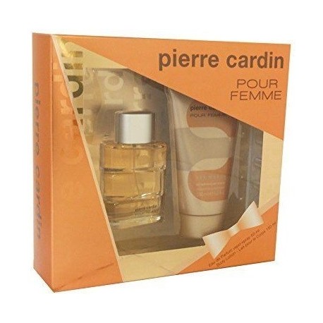 PIERRE CARDIN POUR FEMME EDP 50ML VP + B/L 150 ML SET .SIN CAJA