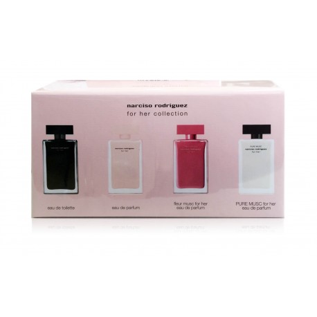 comprar perfumes online NARCISO RODRIGUEZ FOR HER MINIATURAS x 4 SET REGALO mujer