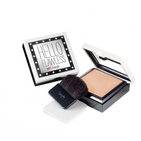 BENEFIT HELLO FLAWLESS!BASE DE MAQUILLAJE ACABADO POLVO HONEY I'M CUTE AS A BUNNY danaperfumerias.com