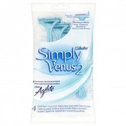 GILETTE VENUS 2 SIMPLY MAQUINILLAS DESECHABLES MUJER 4  UDS