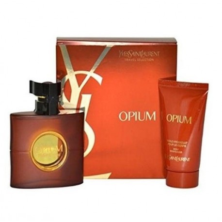 comprar perfumes online YSL OPIUM EDT 50 ML + B/L 50 ML SET REGALO mujer