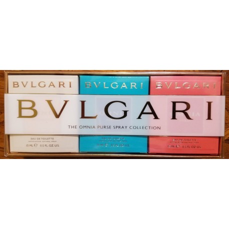 comprar perfumes online BVLGARI OMNIA (PARAIBA, CORAL, CRYSTALLINE) 3 X 15 ML SET REGALO mujer