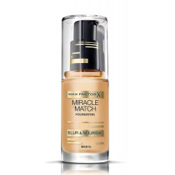 MAX FACTOR MIRACLE MATCH BLUR & NORISH BASE DE MAQUILLAJE 55 BEIGE 30 ML danaperfumerias.com