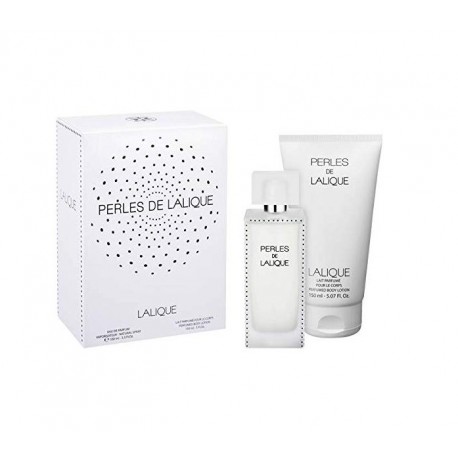 comprar perfumes online LALIQUE PERLES DE LALIQUE EDP 100 ML + BODY LOTION 150 ML SET REGALO mujer