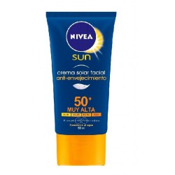 NIVEA SUN CREMA SOLAR FACIAL SPF 50+ ANTIENVEJECIMIENTO 50 ML