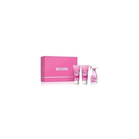 comprar perfumes online MOSCHINO PINK FRESH COUTURE EDT 50 ML + B/L 100 ML + S/GEL 100 ML SET REGALO mujer