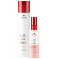 BONACURE CHAMPÚ REPAIR RESCUE 250 ML + SPRAY CONDITIONER 100 ML SET