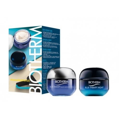 Comprar tratamientos online BIOTHERM BLUE THERAPY NIGHT CREAM 50ML + BIOTHERM BLUE THERAPY MULTI DEFENDER SPF25