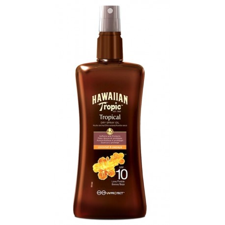 HAWAIIAN TROPIC ACEITE SECO SPRAY SPF 10 200 ML danaperfumerias.com/es/