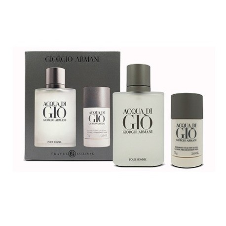 comprar perfumes online hombre GIORGIO ARMANI ACQUA DI GIO POUR HOMME EDT 100 ML +DEOSODORANTE 75ML SET REGALO