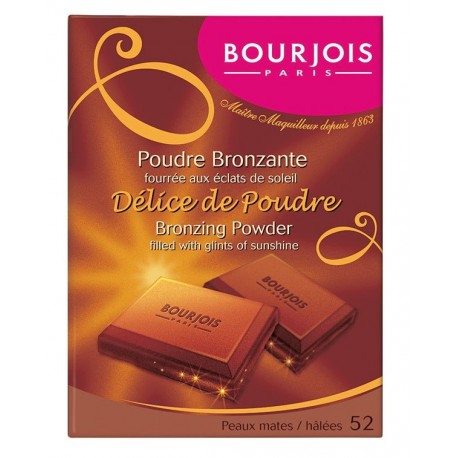 BOURJOIS DELICE DE POUDRE POLVOS BRONCEADORES 52 PIELES MATES/BRONCEADAS