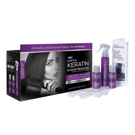 comprar acondicionador KATIVA KERATIN ALISADO BRASILEÑO XPRESS CHAMPU 35ML+ACONDICIONADOR 35ML +MASCARA 100ML SET