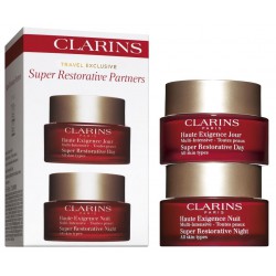 CLARINS SUPER RESTORATIVE DAY CREAM 50 ML + NIGHT CREAM 50 ML TRAVEL EXCLUSIVE SET