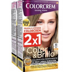 COLORCREM COLOR & BRILLO TINTE CAPILAR 80 RUBIO CLARO  x 2 UDS - Descatalogado