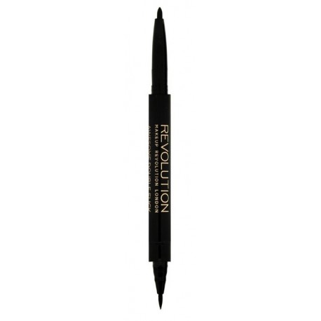 MAKEUP REVOLUTION EYELINER AWESOME DOUBLE FLICK FELT AND KOHL