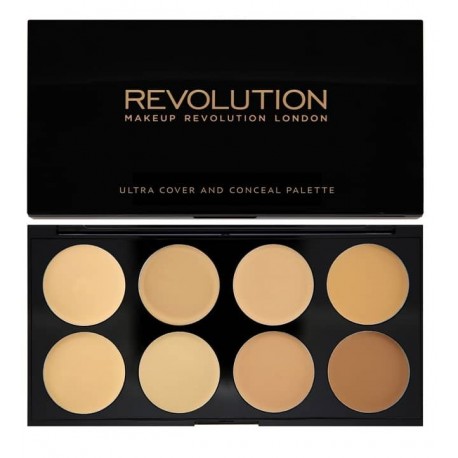 MAKEUP REVOLUTION ULTRA COVER CONCEAL PALETTE LIGHT-MEDIUM