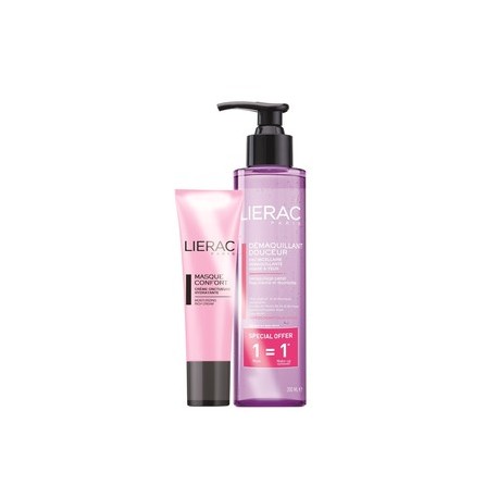 LIERAC DEMAQUILLANT 200 ML + LIERAC MASQUE CONFORT 50 ML SET REGALO