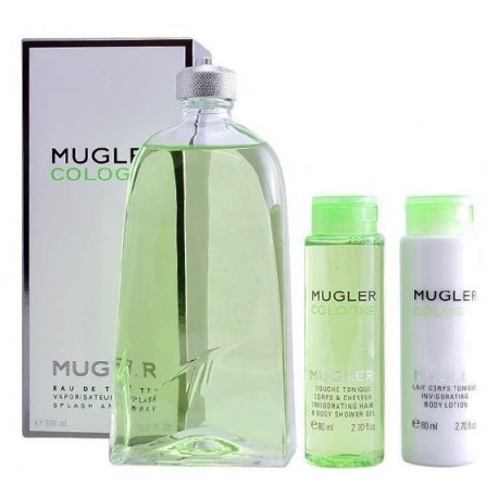Comprar perfumes online set THIERRY MUGLER ,MUGLER COLOGNE EDT 300 ML + BODY LOTION 80 ML + SHOWER GEL 80ML SET REGALO