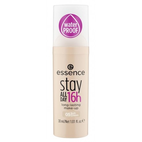 ESSENCE STAY ALL DAY 16H LONG-LASTING MAKE-UP WATERPROOF 05 SOFT CREAM 30ML