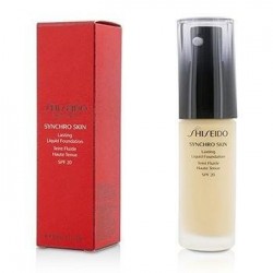 SHISEIDO SYNCHRO SKIN LASTING FOUNDATION G2 GOLDEN 30 ML