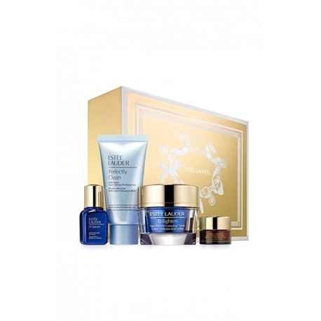 SET ESTEE LAUDER ENLIGHTEN CREAM 50ML+SERUM 15ML+ADVANCED NIGHT REPAIR EYE 5ML+PERFECTLY CLEAN CLEANSER 50ML