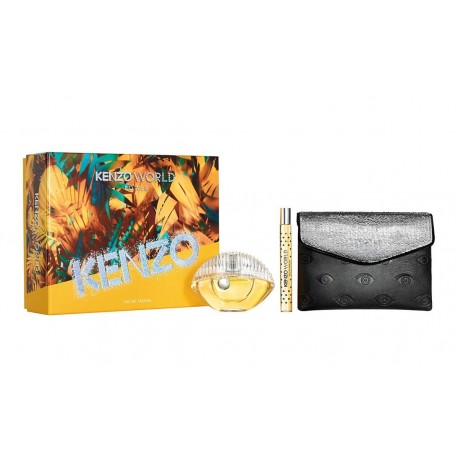 comprar perfumes online KENZO WORLD POWER EDP 75 ML + MINI + NECESER SET REGALO mujer