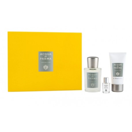 comprar perfumes online hombre ACQUA DI PARMA COLONIA PURA SET EDC 100 ML+ S/GEL 75 ML + MINI 5 ML SET