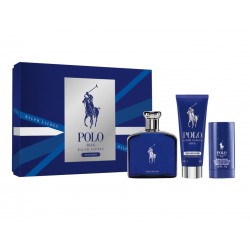 comprar perfumes online hombre RALPH LAUREN POLO BLUE EDP 125 ML + GEL 100 ML + DEO STICK 75 ML SET REGALO