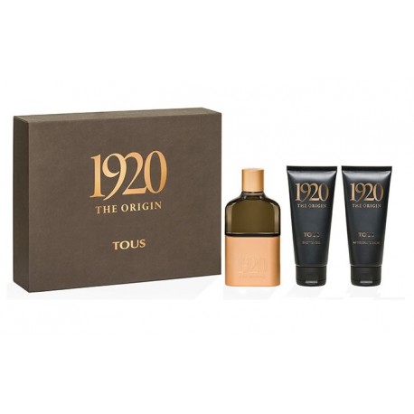 TOUS 1920 THE ORIGIN MAN EDT 100 ML + GEL 100 ML + A/S 100 ML SET