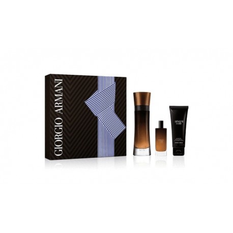 comprar perfumes online hombre GIORGIO ARMANI CODE PROFUMO EDP 110 ML VP + MINI 15 ML + GEL 75 ML SET REGALO