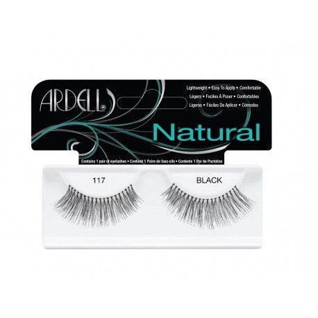 ARDELL PESTAÑAS NATURALES 117 BLACK CON ADHESIVO