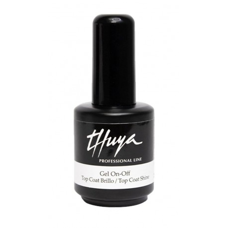 THUYA ESMALTE PERMANENTE GEL ON-OFF TOP COAT BRILLO 14 ML