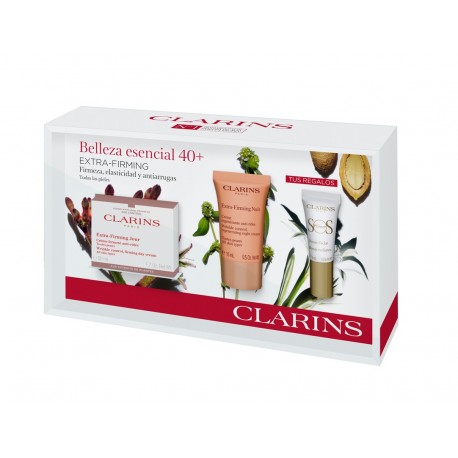 CLARINS EXTRA FIRMING CREMA DIA 50 ML + EXTRA FIRMING NUIT 15 ML + SOS PRIMER 00 10 ML SET REGALO