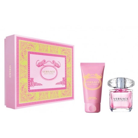 comprar perfumes online VERSACE BRIGHT CRYSTAL EDT 30 ML + B/L 50 ML SET REGALO mujer