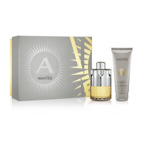 comprar perfumes online hombre AZZARO WANTED EDT 100 ML + HAIR AND BODY SHAMPOO 100 ML SET REGALO