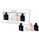 comprar perfumes online TRUSSARDI UOMO 7 ML + DONNA 7 ML+ DELICATE ROSE 7 ML+ BLACK EXTREME 7 ML X SET MINIATURAS mujer