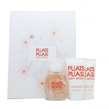 comprar perfumes online ISSEY MIYAKE PLEATS PLEASE EDT 50 ML + SHOWER GEL 50 ML SET REGALO mujer