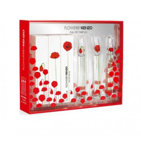 KENZO FLOWER EDP 4 ML x 3 SET REGALO