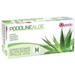 MAIMED CAJA 100 GUANTES LATEX ALOE VERA TALLA M SIN POLVO