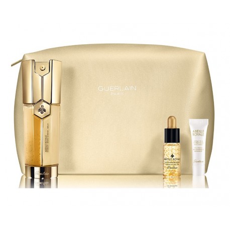 GUERLAIN ABEILLE ROYALE DOUBLE RENEW & REPAIR SERUM 30 ML + 2 PRODUCTOS + NECESER SET REGALO