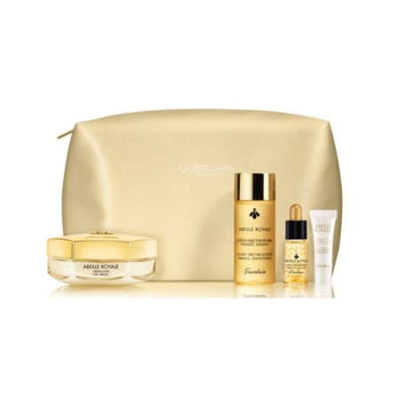 GUERLAIN ABEILLE ROYALE CREMA DE DÍA 50 ML + 3 PRODUCTOS + NECESER SET REGALO