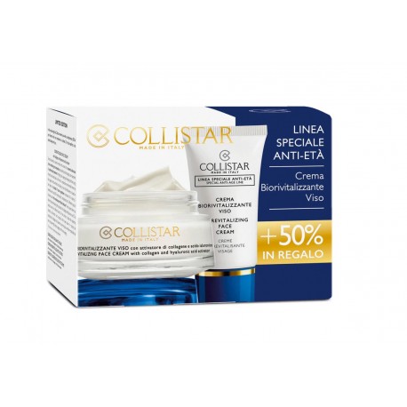 COLLISTAR CREMA BIOREVITALIZANTE PARA ROSTRO 50 ML + CREMA BIOREVITALIZANTE PARA ROSTRO 25 ML SET REGALO