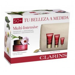 CLARINS MULTI INTENSIVE CREME ROSE LUMIERE T.P 50 ML + 3 MUESTRAS + NECESER SET REGALO