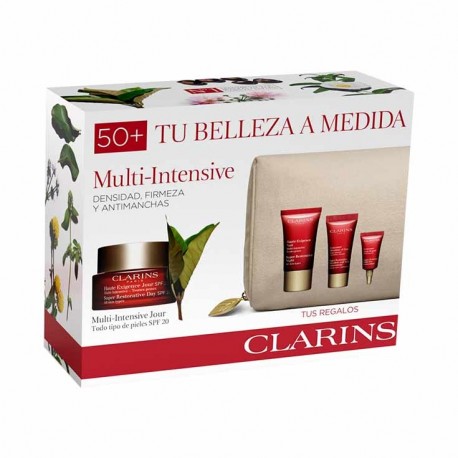 CLARINS MULTI INTENSIVE CREMA ALTA EXIGENCIA DIA SPF 20 50 ML + 3 MUESTRAS + NECESER SET NECESER