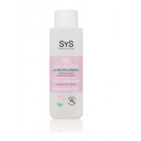 SYS GEL HIDROALCOHOLICO DESINFECTANTE SIN ACLARADO CON ALOE VERA  100ML