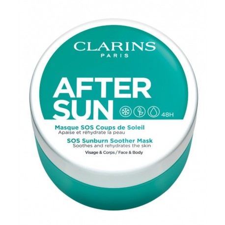 CLARINS AFTER SUN SUN CARE MASK MASCARILLA FACIAL Y CORPORAL CALMANTE 100 ML