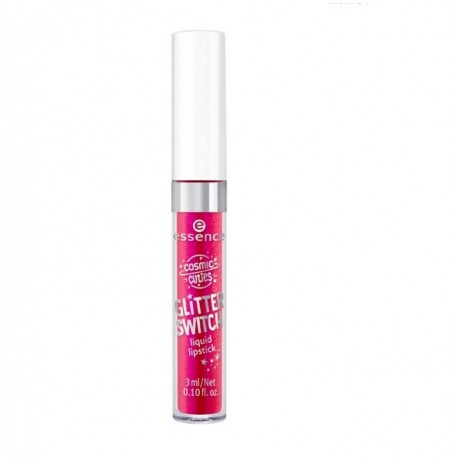 ESSENCE COSMIC CUTIES GLITTER SWITCH LABIAL LIQUIDO 02 DAZZLING PINK