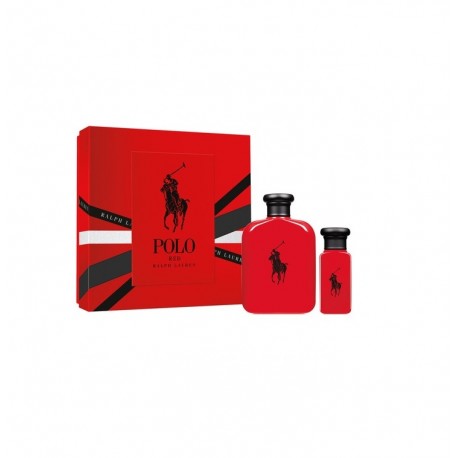 RALPH LAUREN POLO RED EDT 125 ML + EDT 30 ML SET REGALO